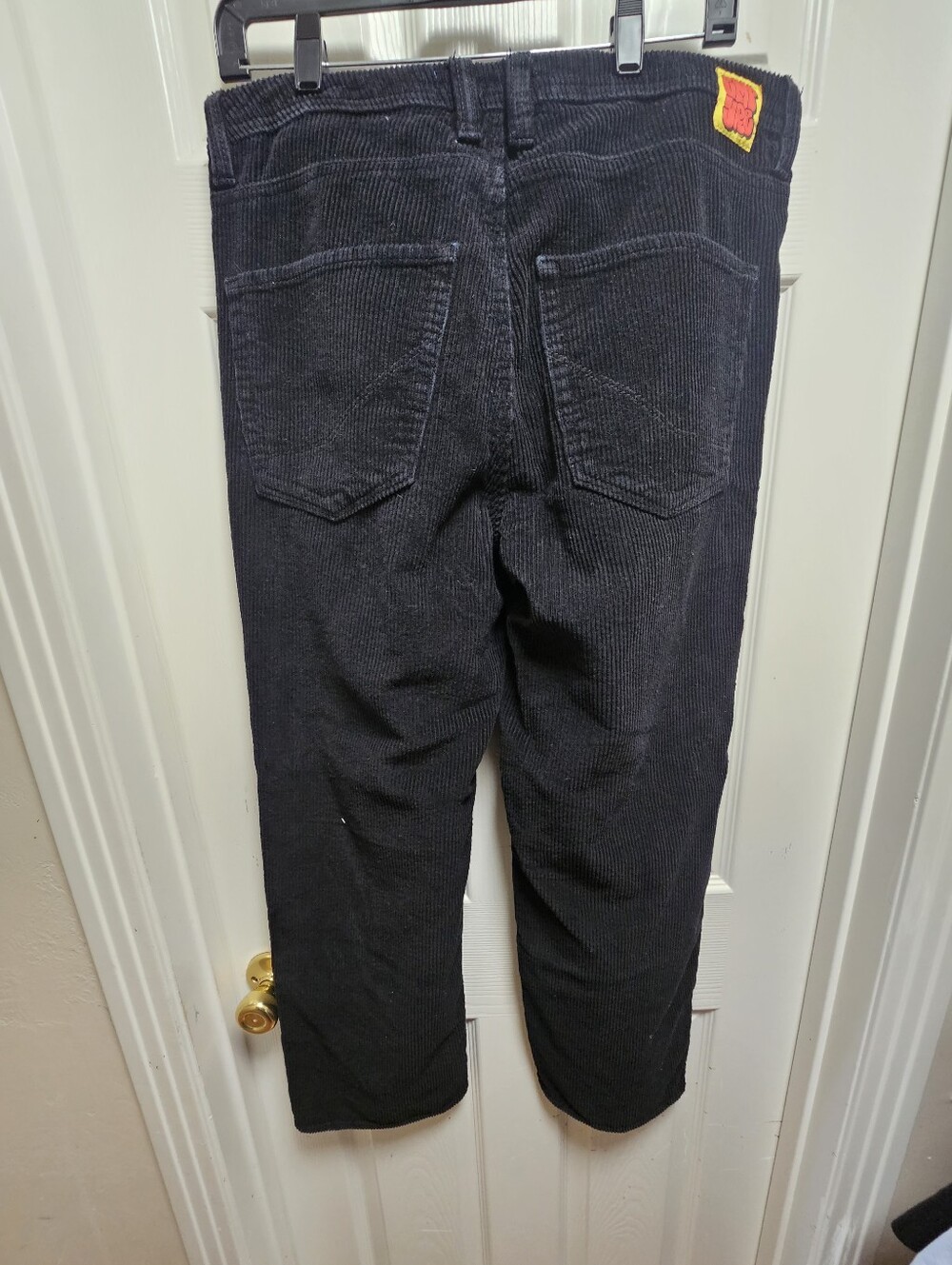Empyre Corduroy Pants Men's Size 33 Black Loose Fit Vintage Skate Style - Picture 7 of 9